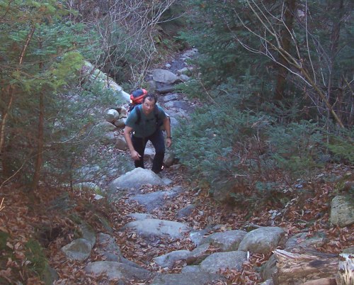 David White on Crawford Path