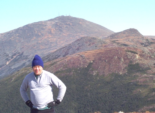 David White with Mt. Washington behind